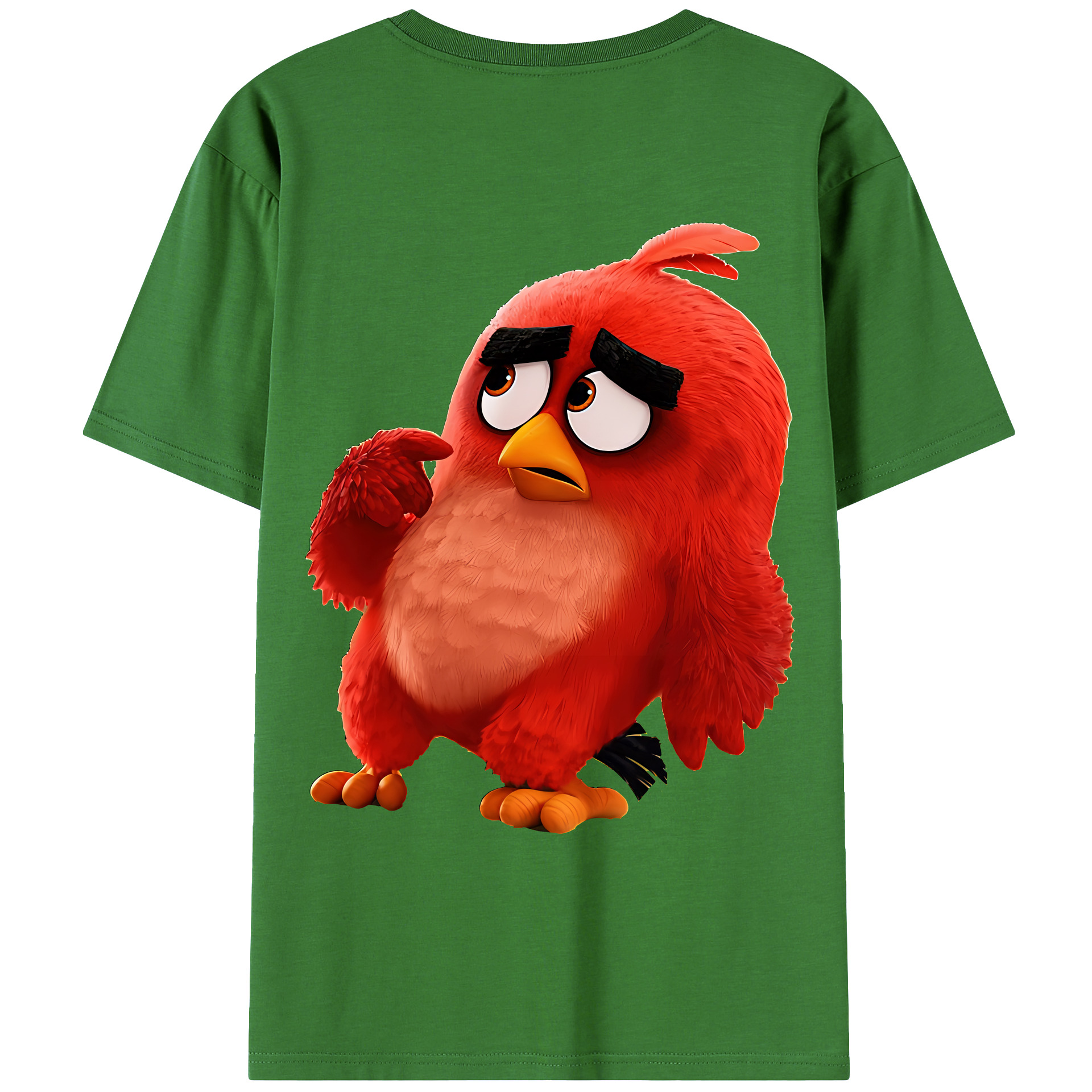 （画像用） Angry Birds アングリーバード レディース半袖Tシャツ(バックプリント)
